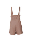 Drawstring Wide Strap Overalls with Pockets - SELFTRITSS   