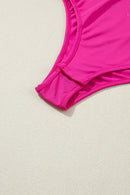 Rose Rhinestone Mesh Long Sleeve Bodysuit - SELFTRITSS
