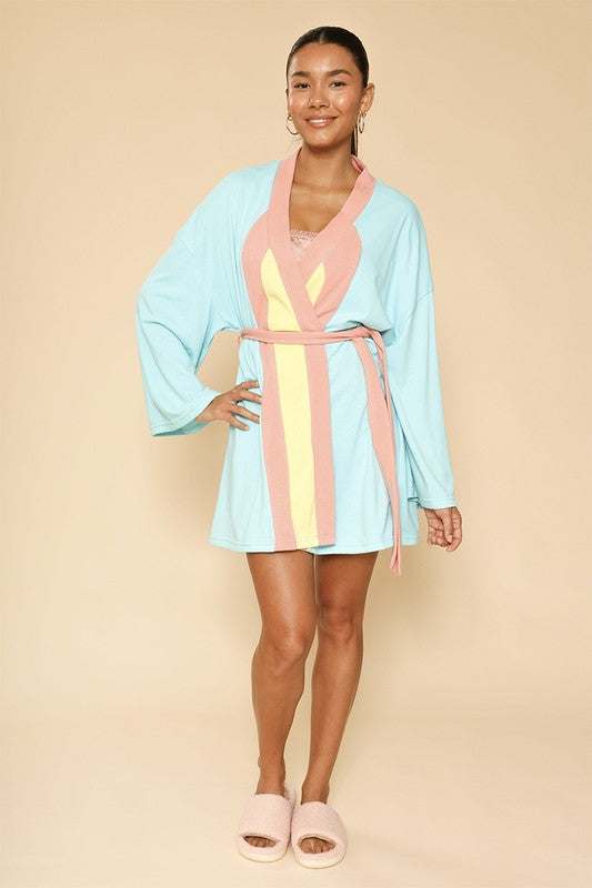 Retro arch terry cloth novelty robe - SELFTRITSS