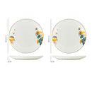 Dinner Plates Ceramic Steak Plate Web Porcelain - SELFTRITSS