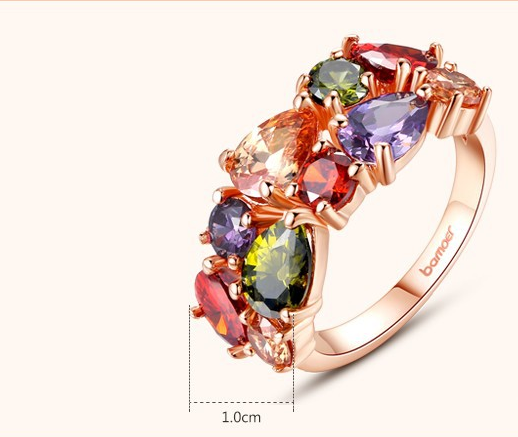 Colored zircon rings - SELFTRITSS