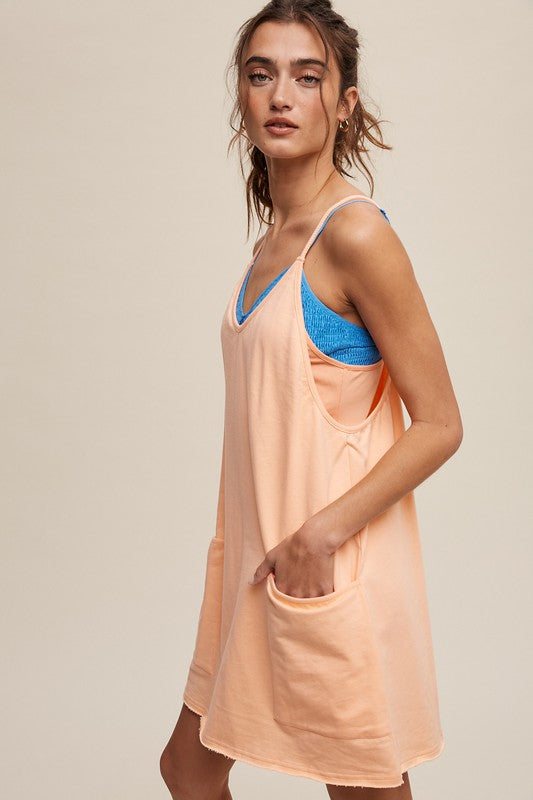 Sporty Mini Dress With Built in Romper Liner - SELFTRITSS   