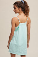 Sporty Mini Dress With Built in Romper Liner - SELFTRITSS   