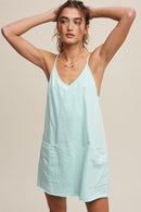 Sporty Mini Dress With Built in Romper Liner - SELFTRITSS   