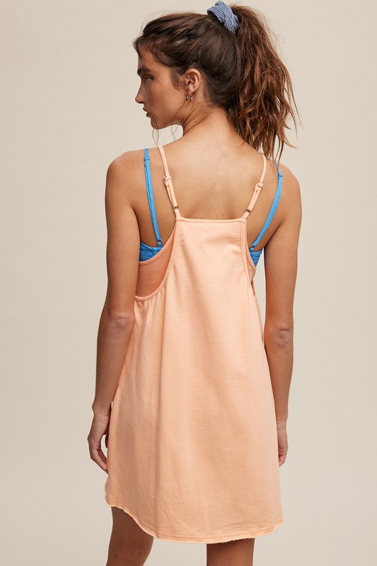 Sporty Mini Dress With Built in Romper Liner - SELFTRITSS   