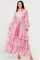 Aurora Tiered Elegance Full Maxi Dress - SELFTRITSS