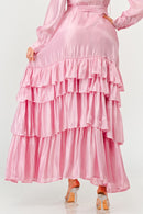 Aurora Tiered Elegance Full Maxi Dress - SELFTRITSS