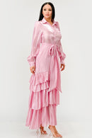 Aurora Tiered Elegance Full Maxi Dress - SELFTRITSS