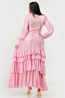 Aurora Tiered Elegance Full Maxi Dress - SELFTRITSS