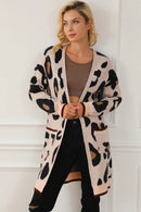 Leopard Print Cardigan Long Sleeve