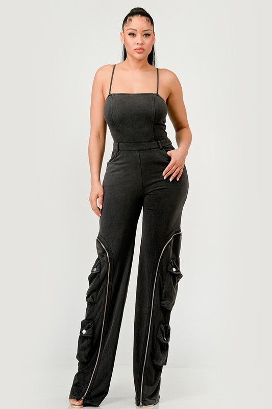 Moto Mystique Black Jumpsuit - SELFTRITSS   