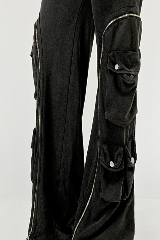 Moto Mystique Black Jumpsuit - SELFTRITSS   