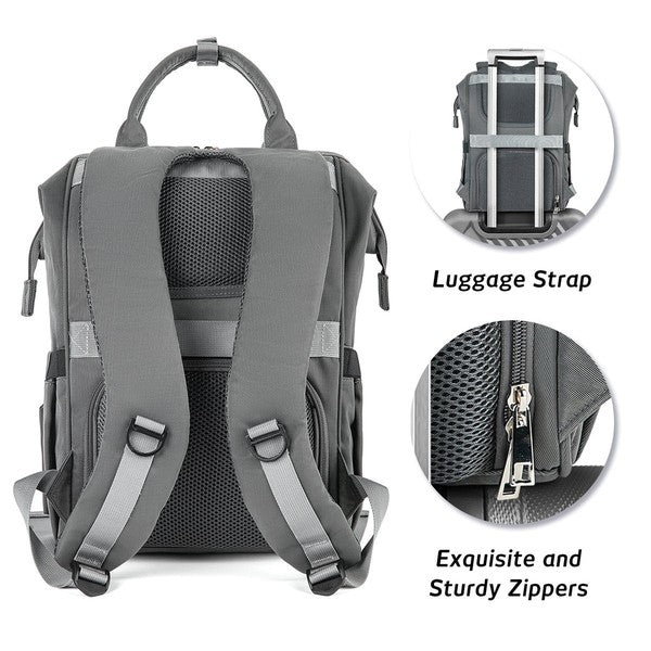 Crazy Pockets Backpack Diaper Bag - SELFTRITSS   