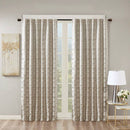 Marble Total Blackout Window Curtain, Silver (Max Blackout) - SELFTRITSS