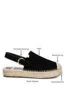 Affie Suede Slingback Strap Espadrilles - SELFTRITSS  