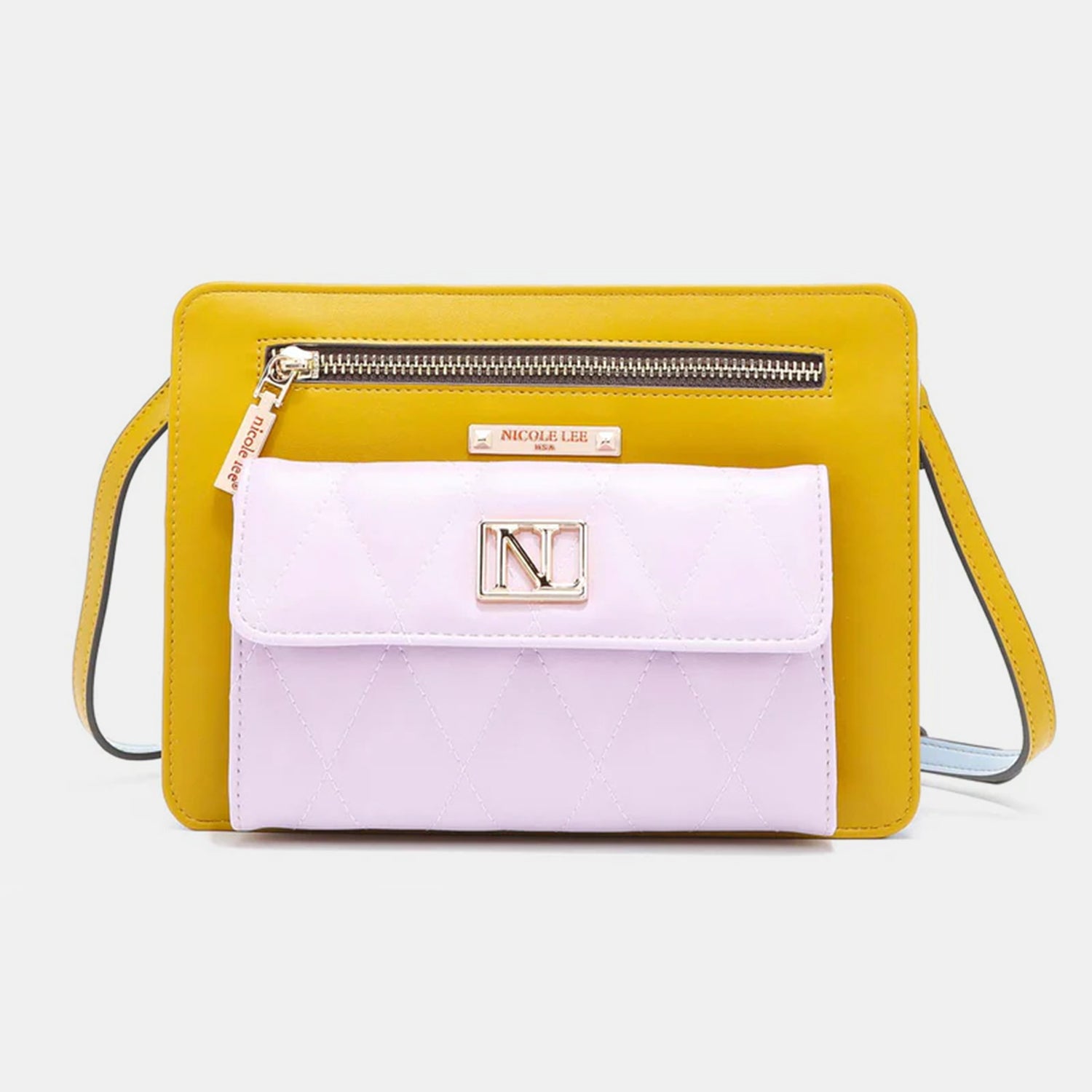 Nicole Lee USA Color Block Crossbody Bag - SELFTRITSS