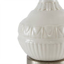 Ceramic White Base Nightstand Table Lamp - SELFTRITSS