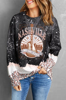 Printed NASHVILLE MUSIC CITY Graphic Sweatshirt - SELFTRITSS