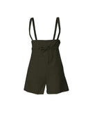 Drawstring Wide Strap Overalls with Pockets - SELFTRITSS   