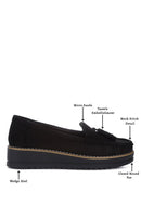 Daiki Platform Lug Sole Tassel Loafers - SELFTRITSS   