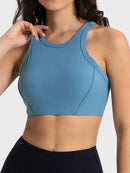 Wide Strap Cropped Sport Tank - SELFTRITSS   