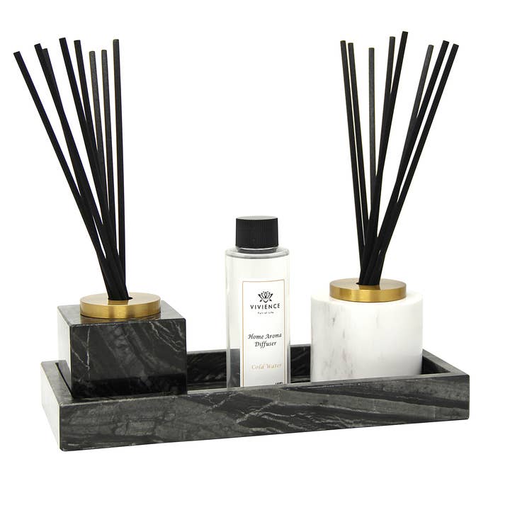 Black Marble Reed Diffuser - SELFTRITSS