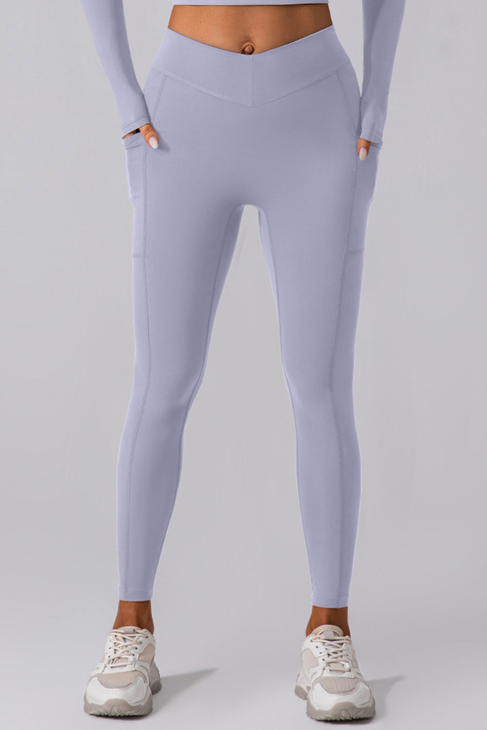 High Waist Active Leggings with Pockets - SELFTRITSS   