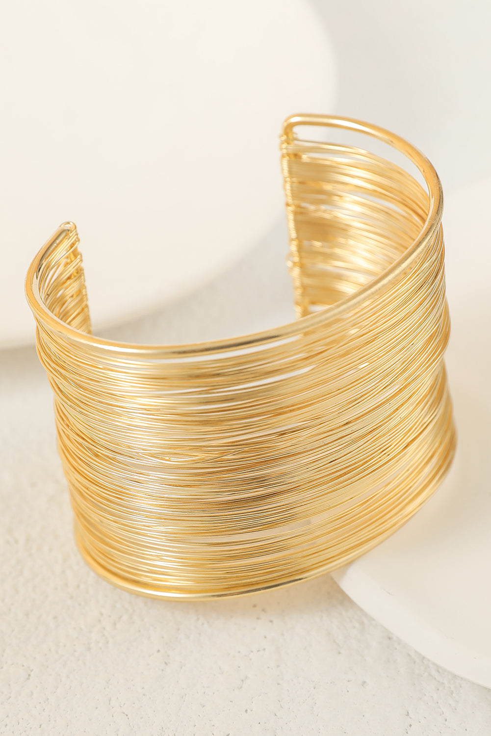 Gold Luxury Heavy Metal High Quality Open Wire Bracelet - SELFTRITSS   