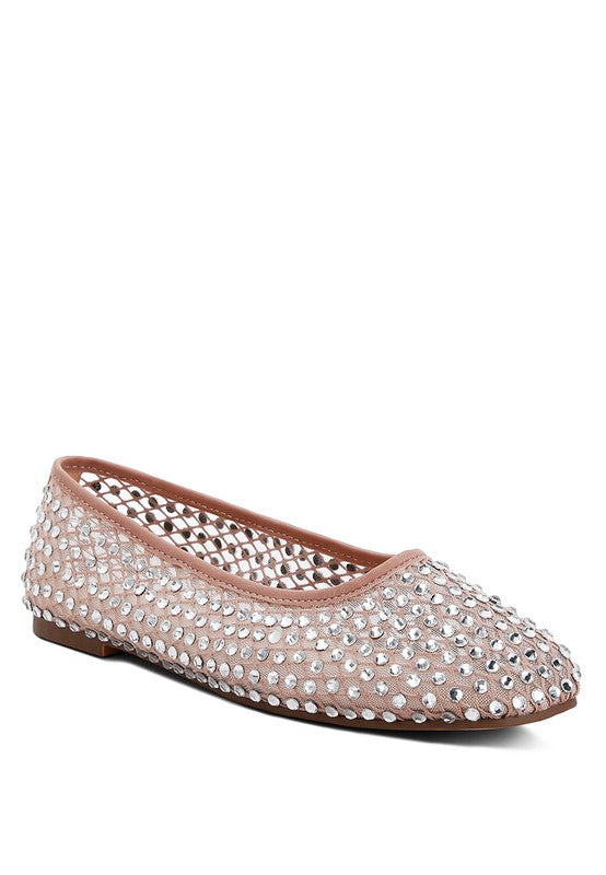 Orson Naked Rhinestone Ballerinas - SELFTRITSS  