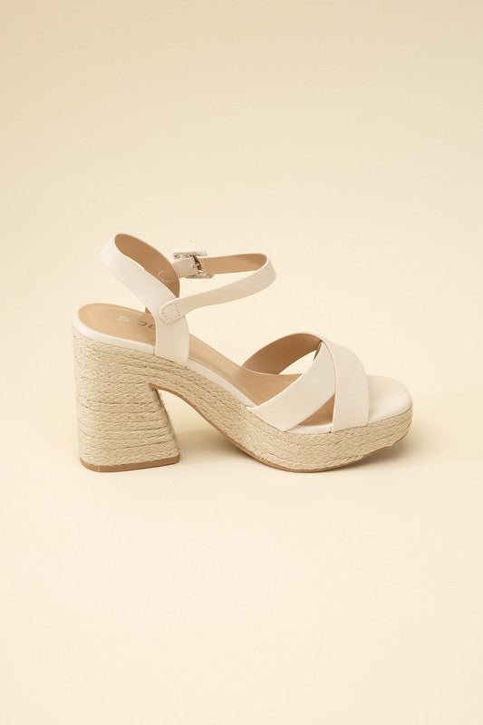 Espadrille Sandal Heel - SELFTRITSS   