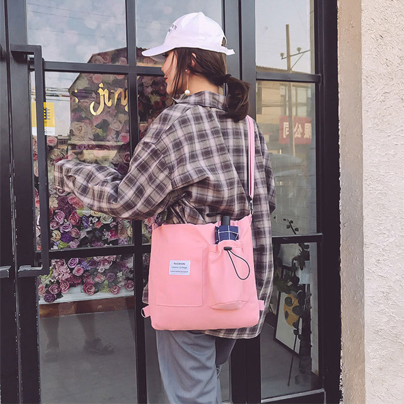 Harajuku Canvas Bags Student Backpack