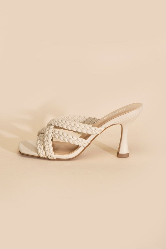 Double Cross Braided Heels - SELFTRITSS   