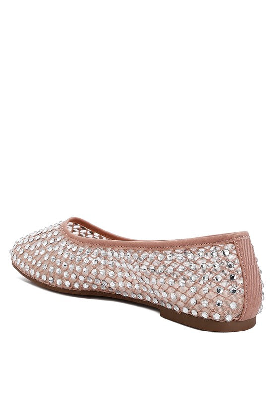 Orson Naked Rhinestone Ballerinas - SELFTRITSS  