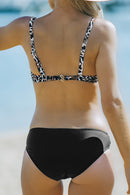 Twisted Bust Leopard Bikini Set - SELFTRITSS