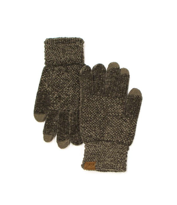 Chenille Touch Gloves - SELFTRITSS   