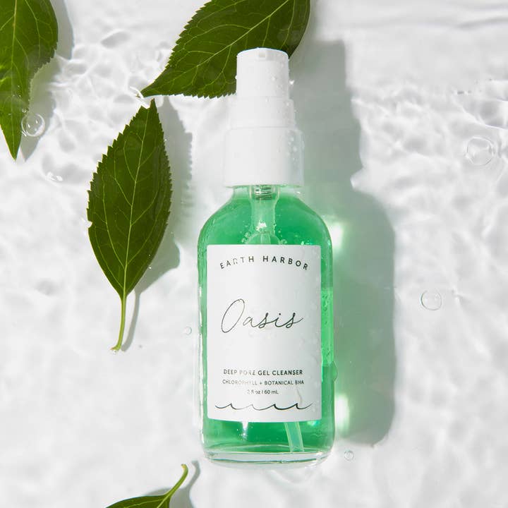 Deep Pore Gel Cleanser: Chlorophyll + Botanical Bha - SELFTRITSS