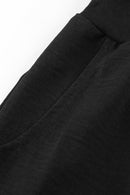 Black Pocketed Casual Joggers - SELFTRITSS