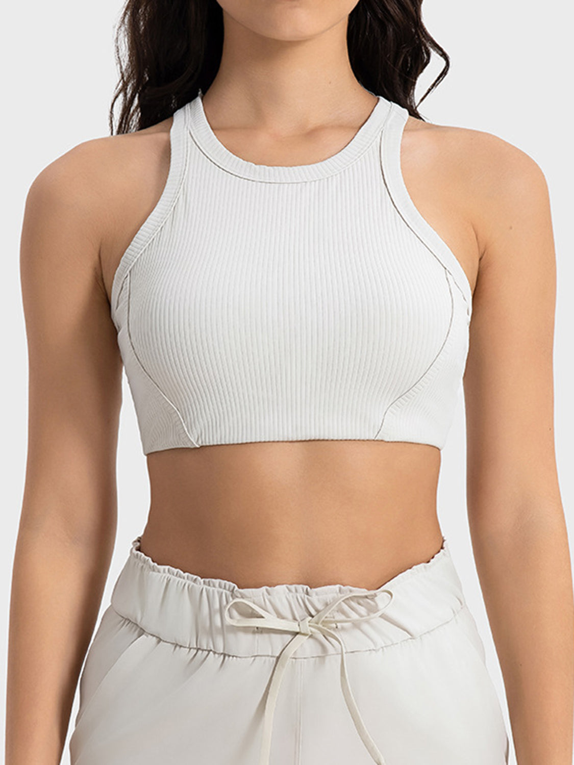 Wide Strap Cropped Sport Tank - SELFTRITSS   