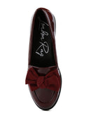 BOWBERRY BOW-TIE PATENT LOAFERS - SELFTRITSS