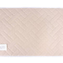 Memory Foam Herringbone Accent Rug in White, 21 X 34 in - SELFTRITSS