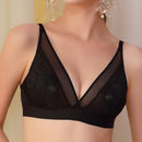 French Triangle Cup Ultra-thin Lace Bra - SELFTRITSS
