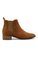 Womens Suede Casual Cambat Ankle Booties