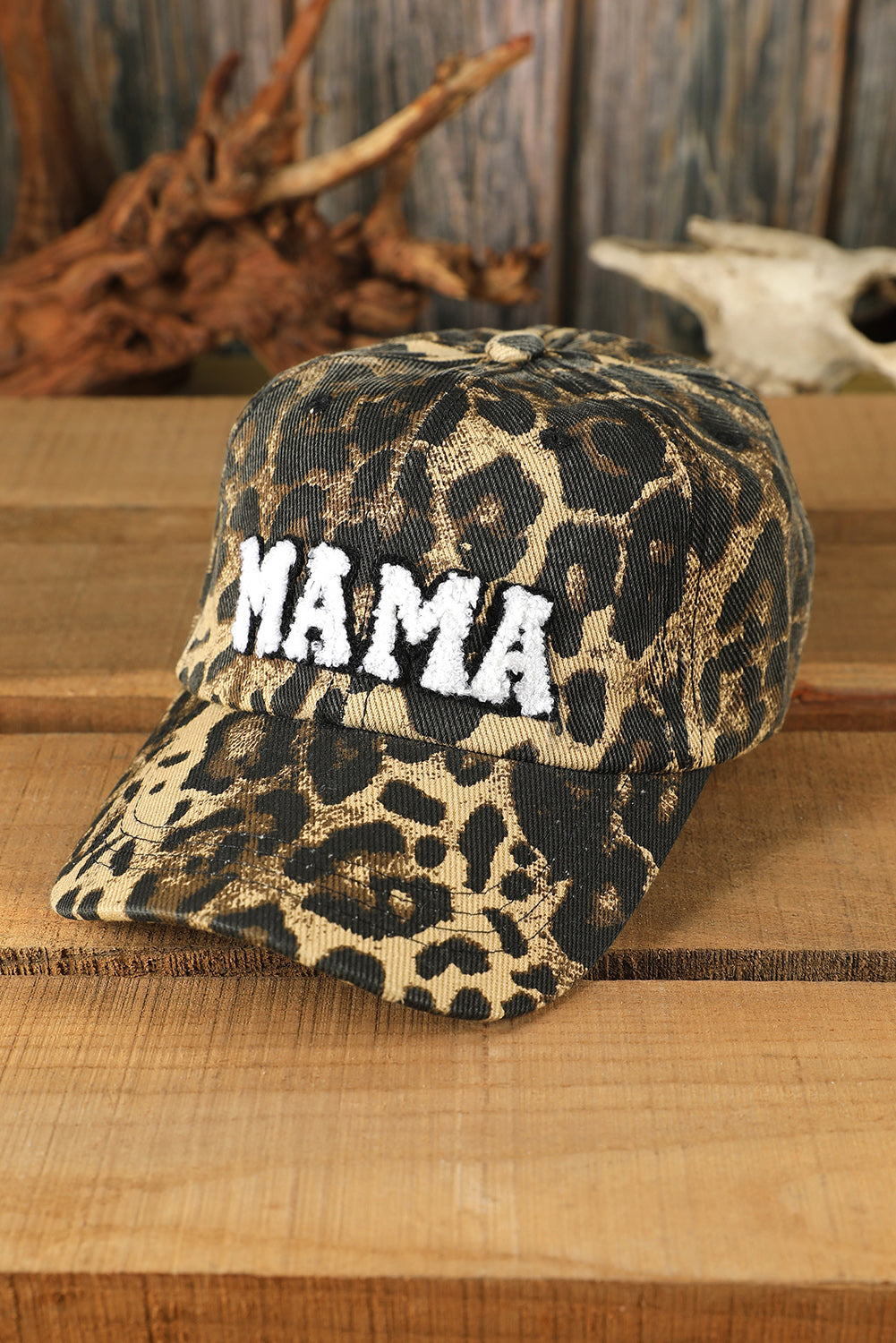 Leopard MAMA Embroidered Leopard Baseball Cap - SELFTRITSS