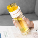 Glass Water Bottle With Tea Infuser - SELFTRITSS