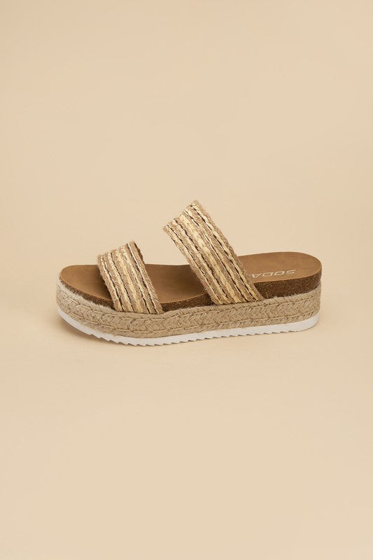 West Espadrille Slides - SELFTRITSS   