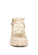 Dewey Recycled Faux Leather Gladiators - SELFTRITSS  