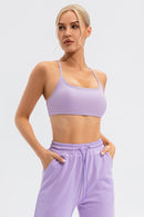 Crisscross Spaghetti Strap Active Cami - SELFTRITSS   