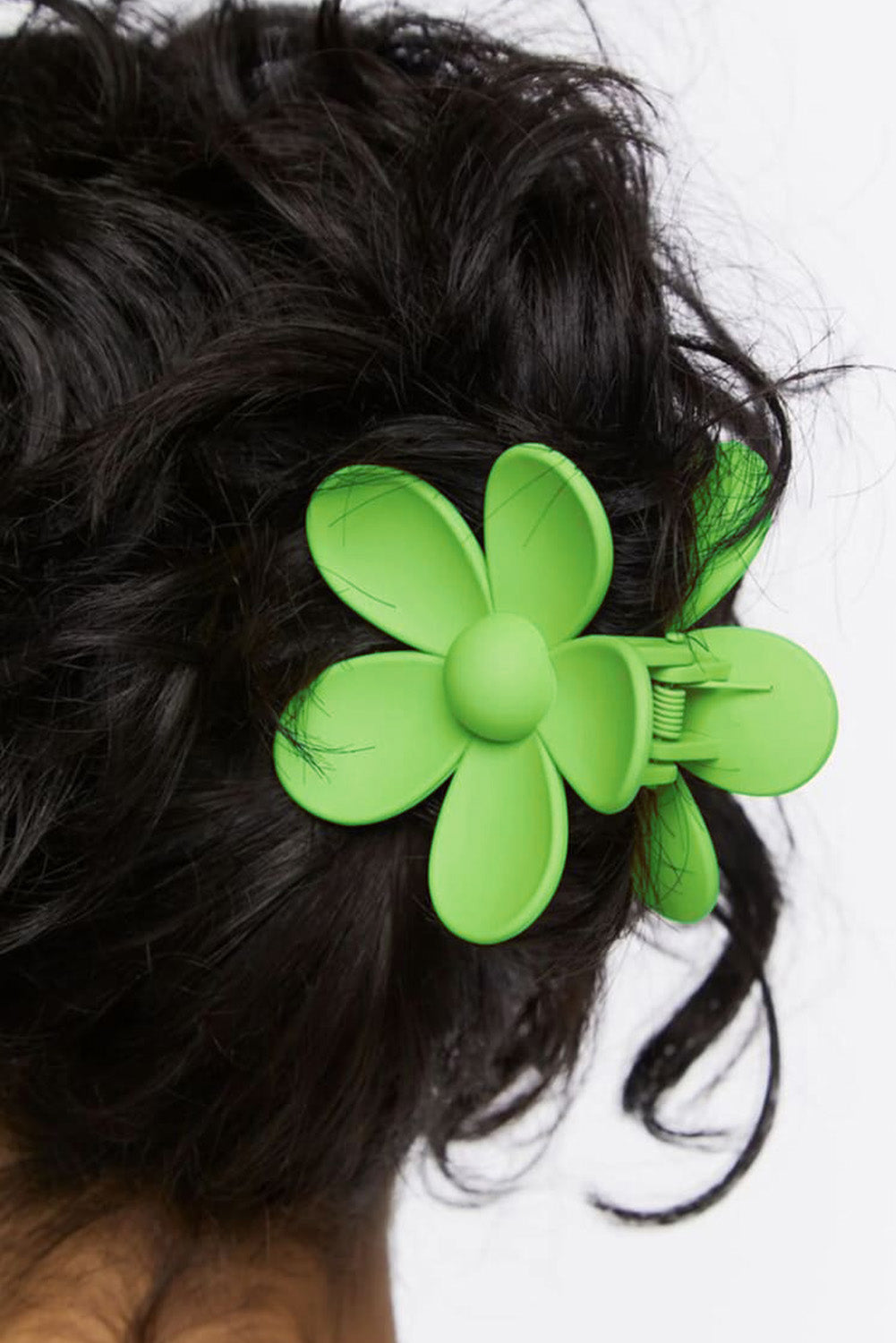 Green Flower Hair Claw Clip - SELFTRITSS