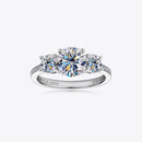 3 Carat Moissanite 925 Sterling Silver Ring - SELFTRITSS   