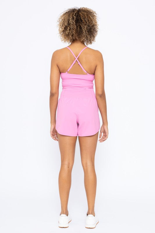 Cross Back Active Romper - SELFTRITSS   